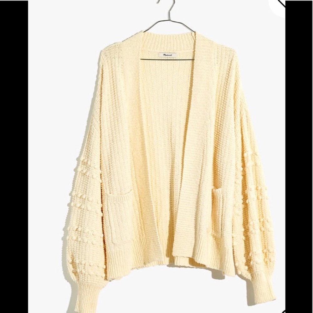 Madewell Bobble Cardigan Sweater